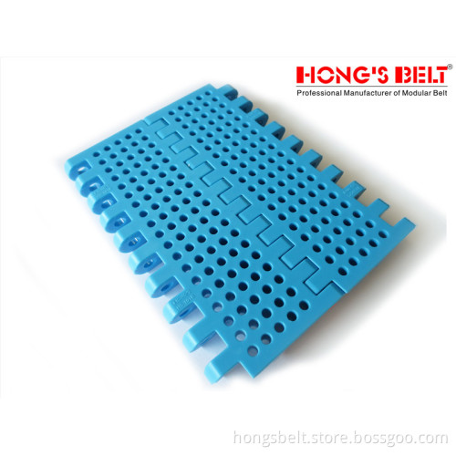Beverage Industry Blue Color Food Grade Modular Conveyor Belt